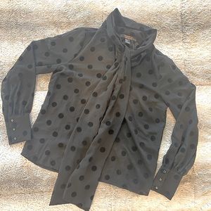 Pussy Bow Chiffon Shirt